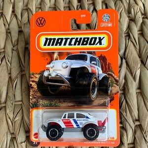 Volkswagen Beetle 4x4 2006 Matchbox Car MBX Beach Rescue Patrol VW Bug New 2024